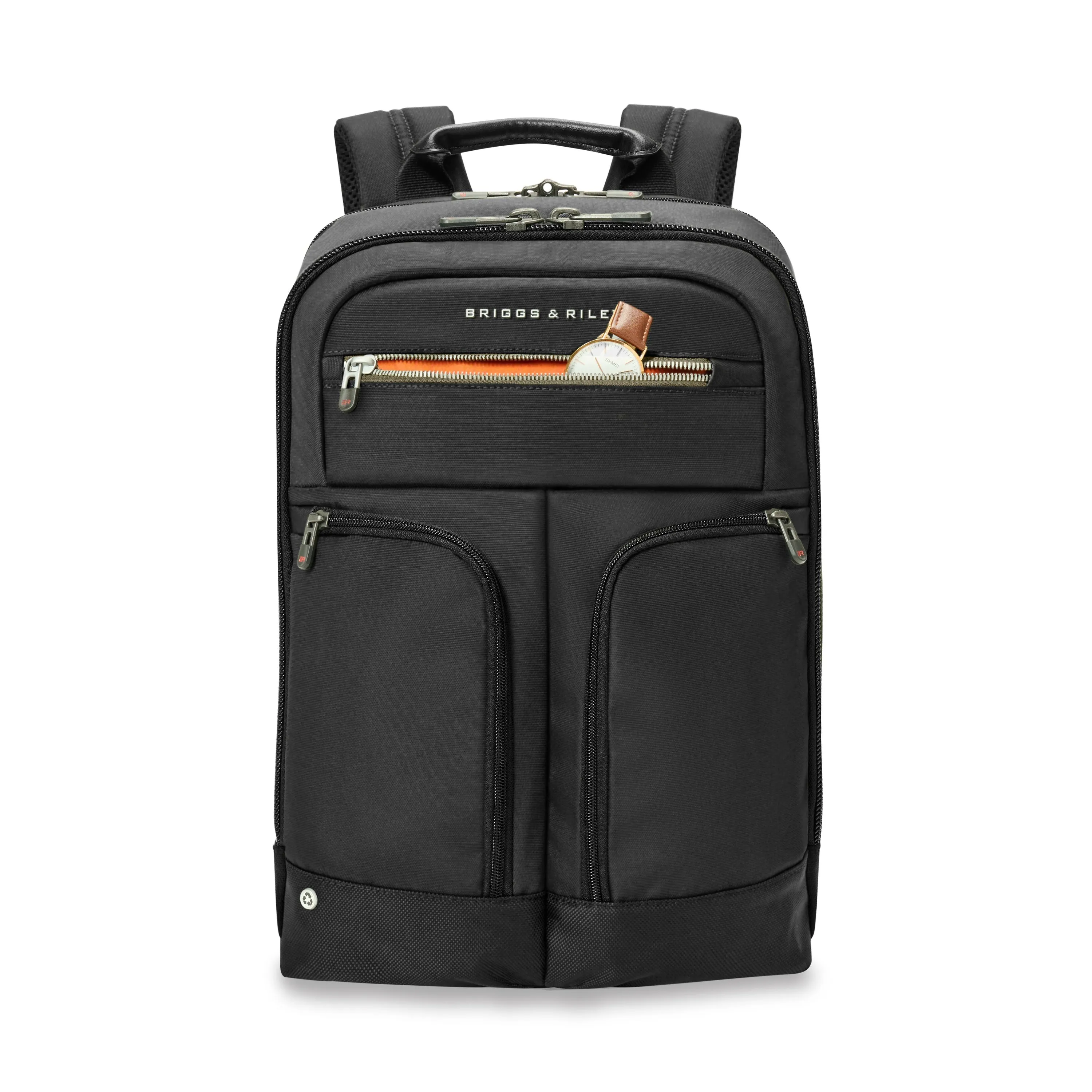 Briggs & Riley HTA Slim Expandable Backpack - Black