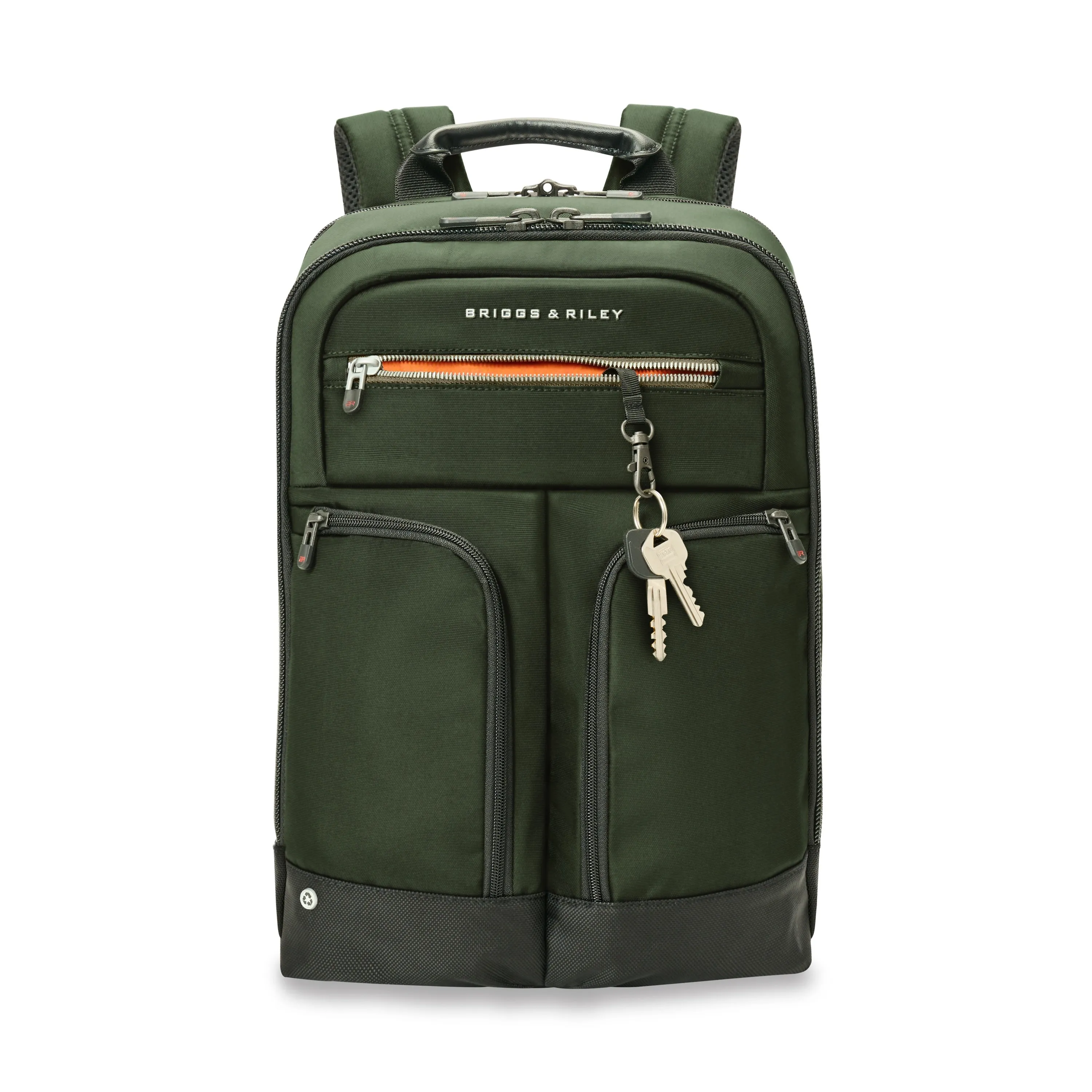 Briggs & Riley HTA Slim Expandable Backpack -Hunter Green