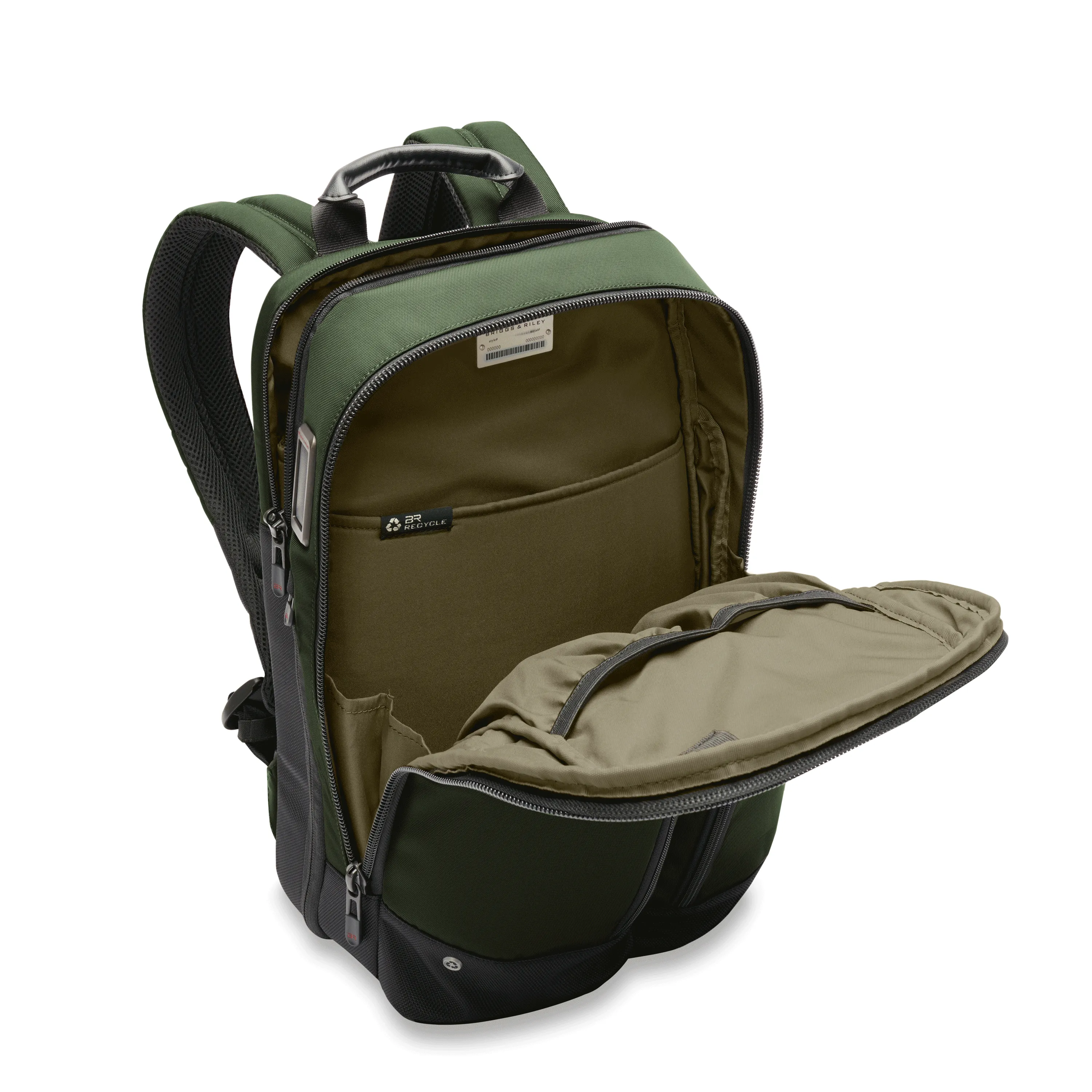 Briggs & Riley HTA Slim Expandable Backpack -Hunter Green