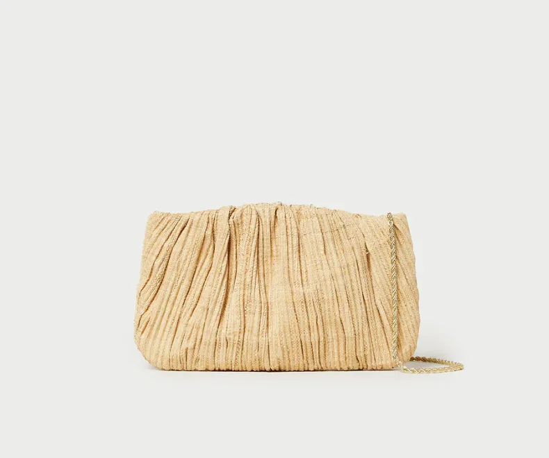 Brit Flat Gathered Clutch