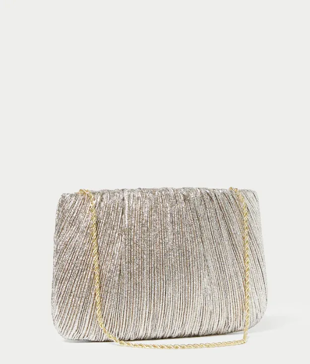 Brit Flat Gathered Clutch