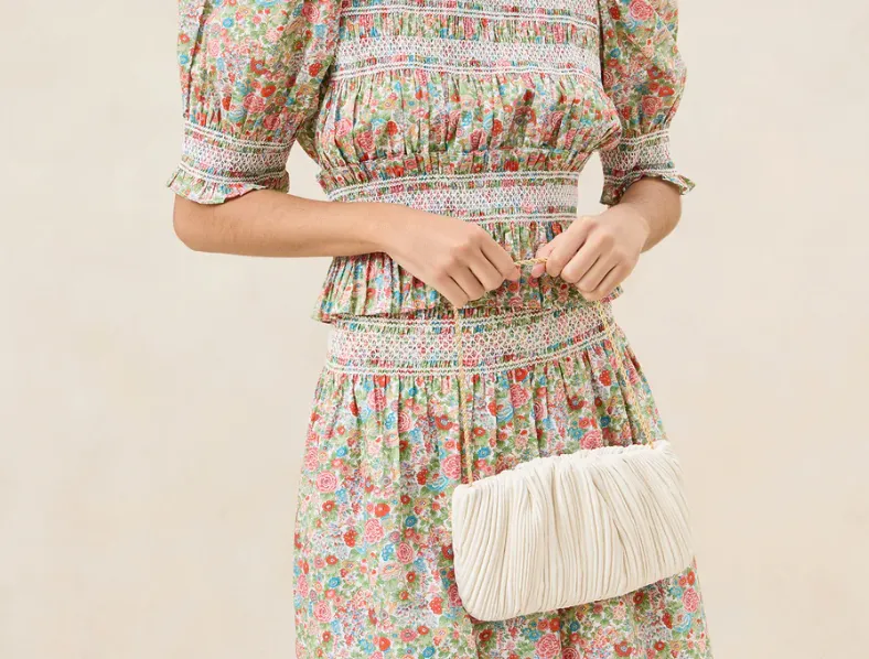 Brit Flat Gathered Clutch