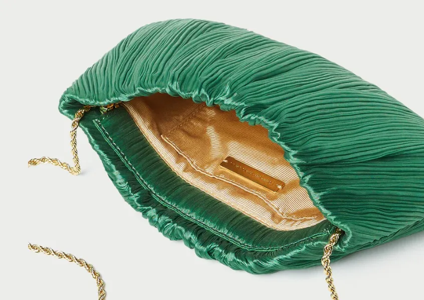 Brit Flat Gathered Clutch