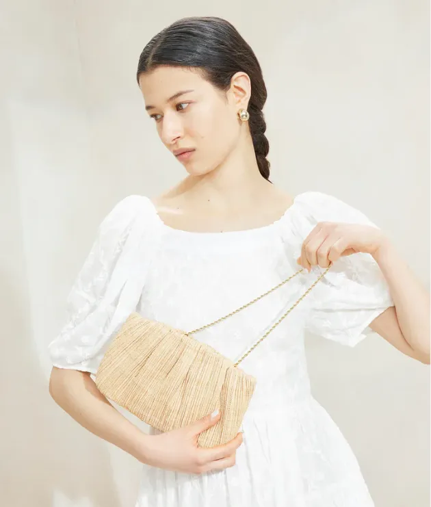 Brit Flat Gathered Clutch