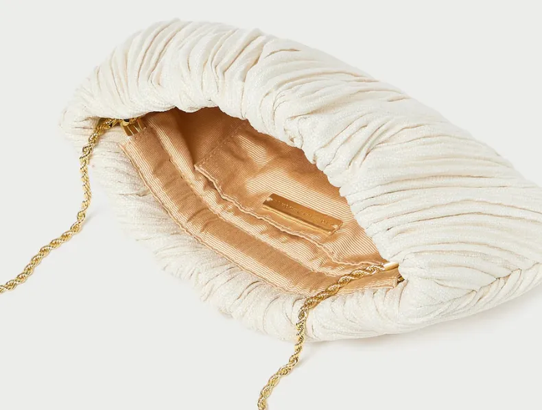 Brit Flat Gathered Clutch