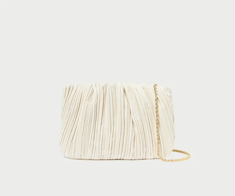Brit Flat Gathered Clutch