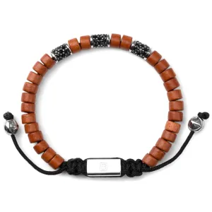 Brown with Silver