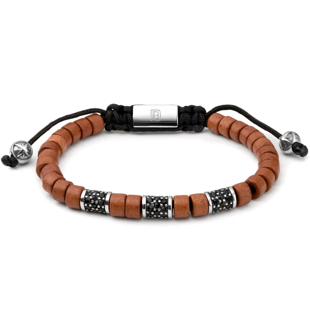 Brown with Silver