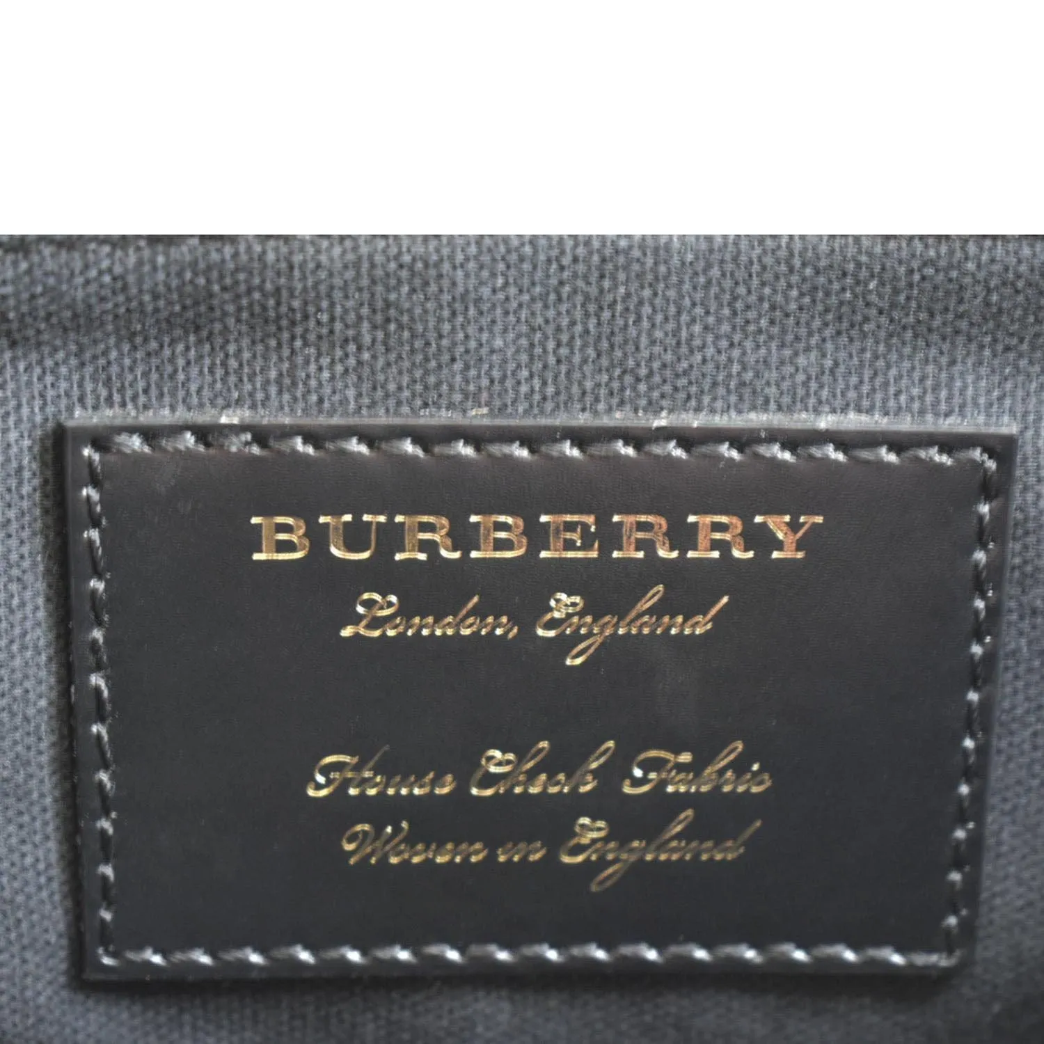 BURBERRY Banner Vintage Small Canvas Satchel Bag Limestone