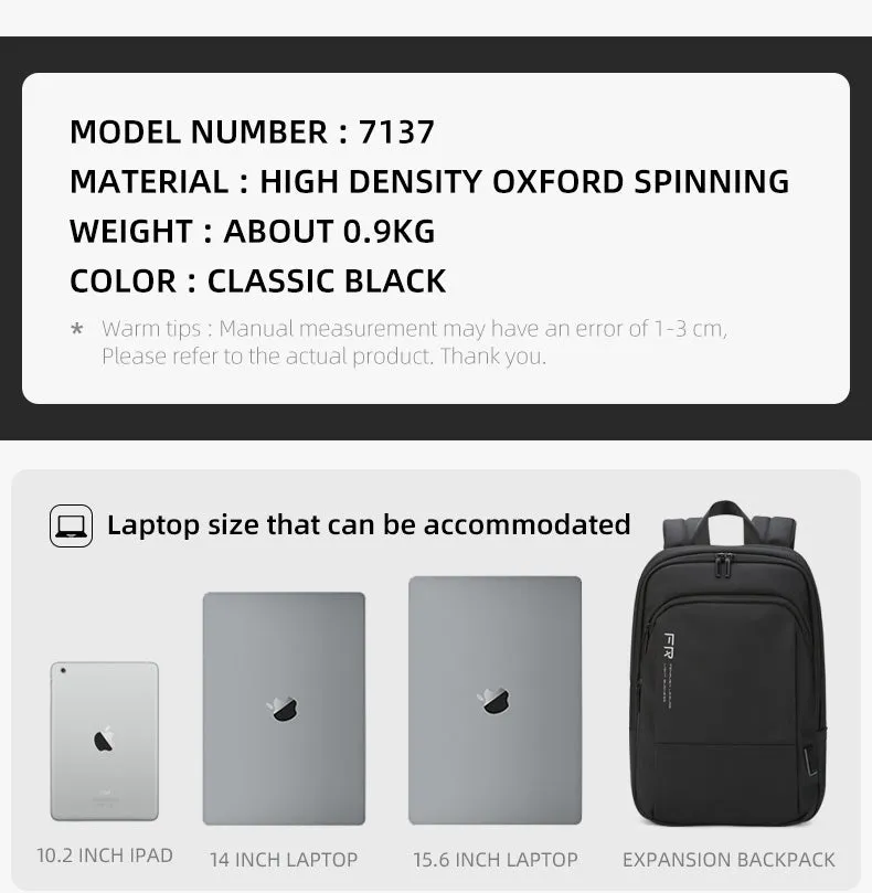 Business Travel Laptop Backpack