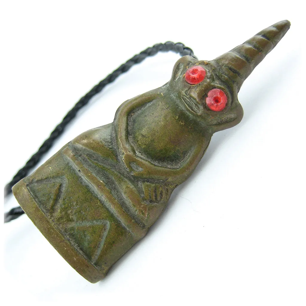 Cambodian Phra Ngan Statue Kring Bead Black Magic Protection, Love, Sex