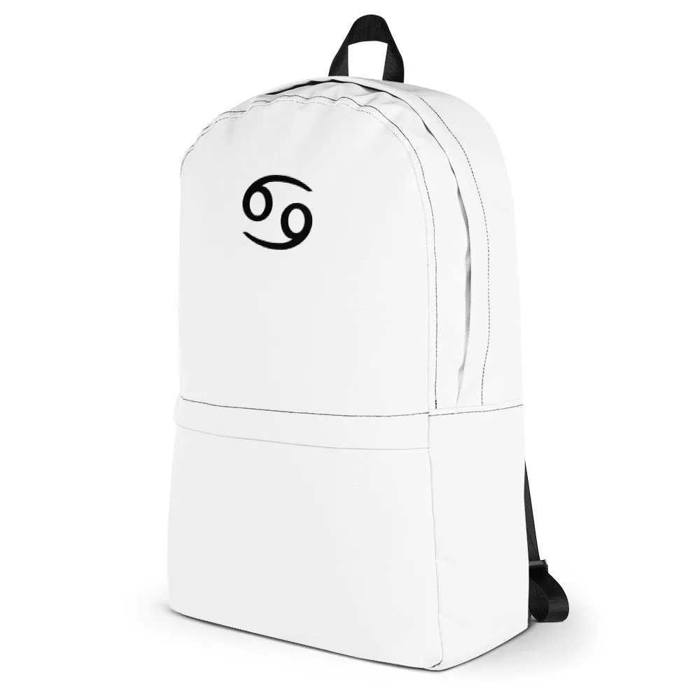 CANCER BACKPACK - Zodiac Symbol Text Bag