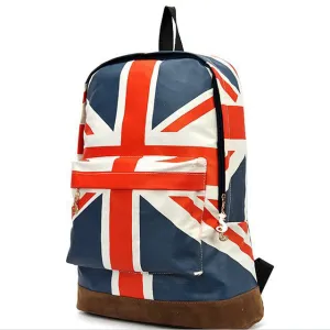 Canvas Backpack Men Campus School Bag Printing