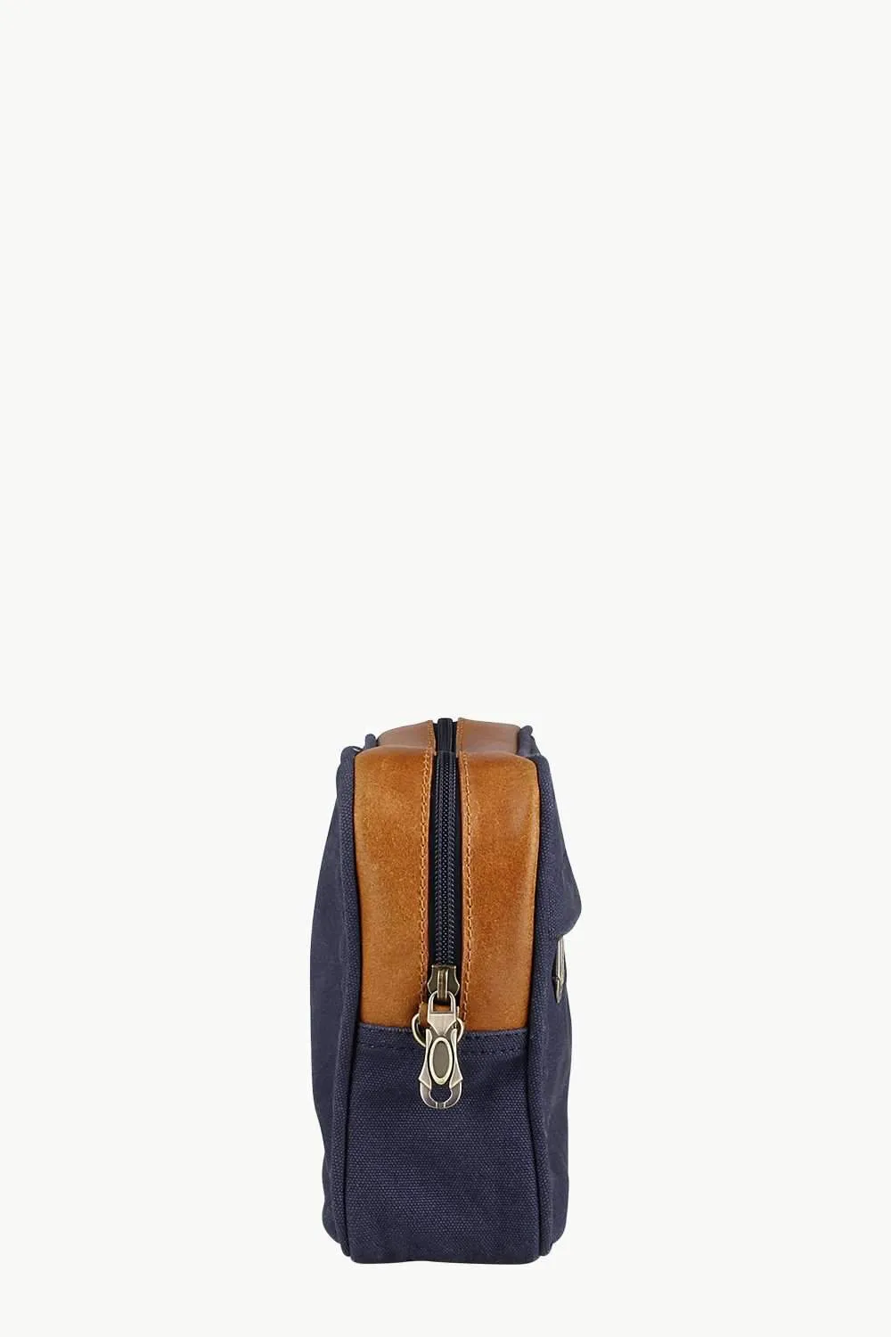 Canvas Mini Toiletry Bag With Zip