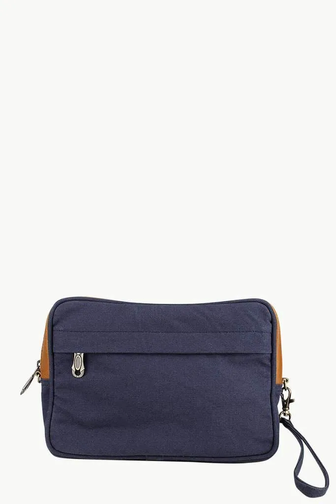 Canvas Mini Toiletry Bag With Zip