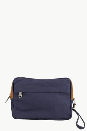Canvas Mini Toiletry Bag With Zip