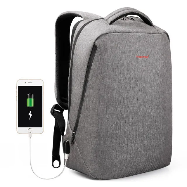 Causal Water Repellent  Anti theft Men 15.6 inch Laptop Backpacks 24L Schoolbag for Boys Business Travel Male Mochilas