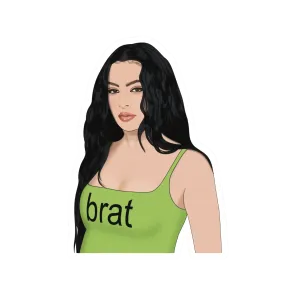 Charli XCX Brat Sticker
