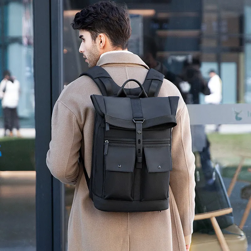 Charming Slouchy Men's Marco Leiden Business Backpacks