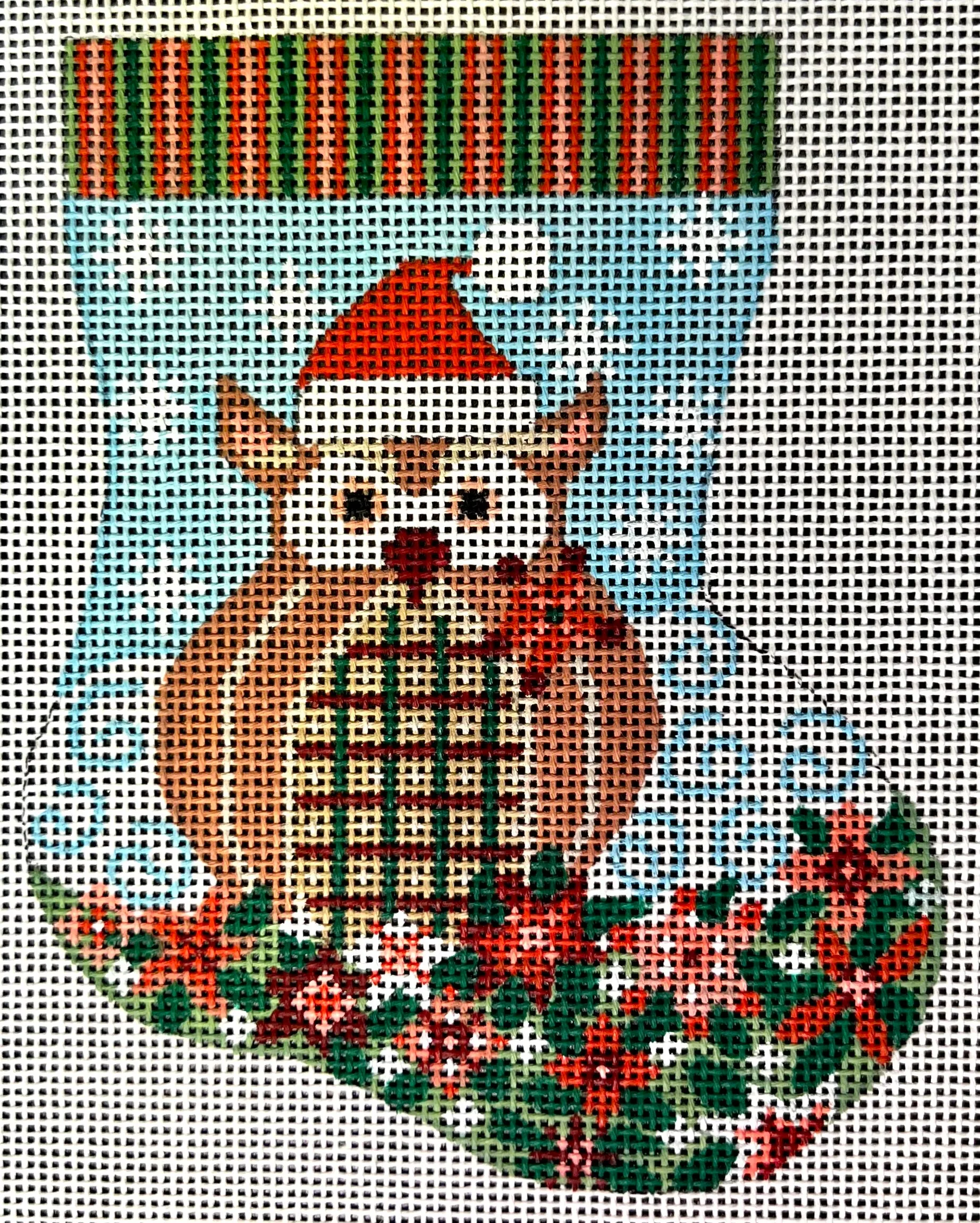 Cheryl Huckaby:CH-1117 (Owl Mini Stocking)