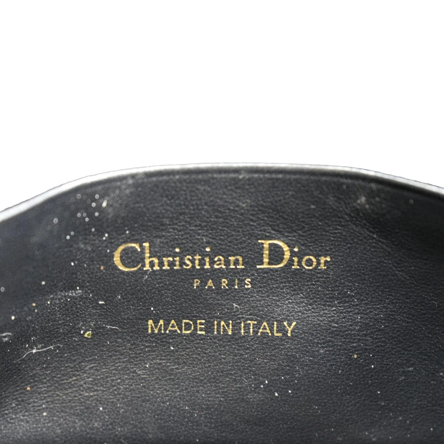 CHRISTIAN DIOR Montaigne Oblique Jacquard Pouch Navy Blue