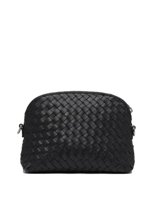 Chunky Fellini Pochette Interlaced Shoulder Pouch 23x16x10 Cm Clutches Nero