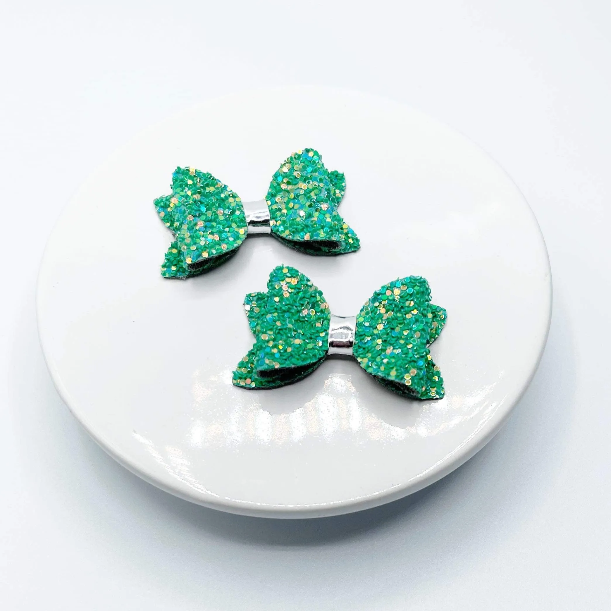 Chunky Glitter Micro Mini Bow Collection