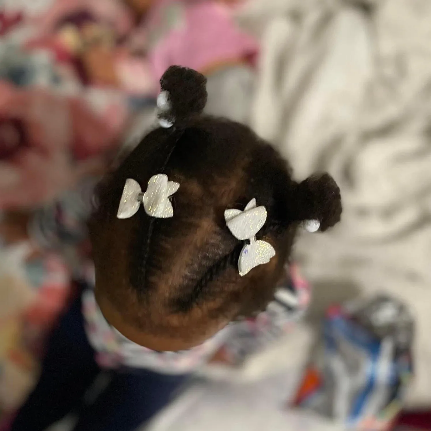 Chunky Glitter Micro Mini Bow Collection