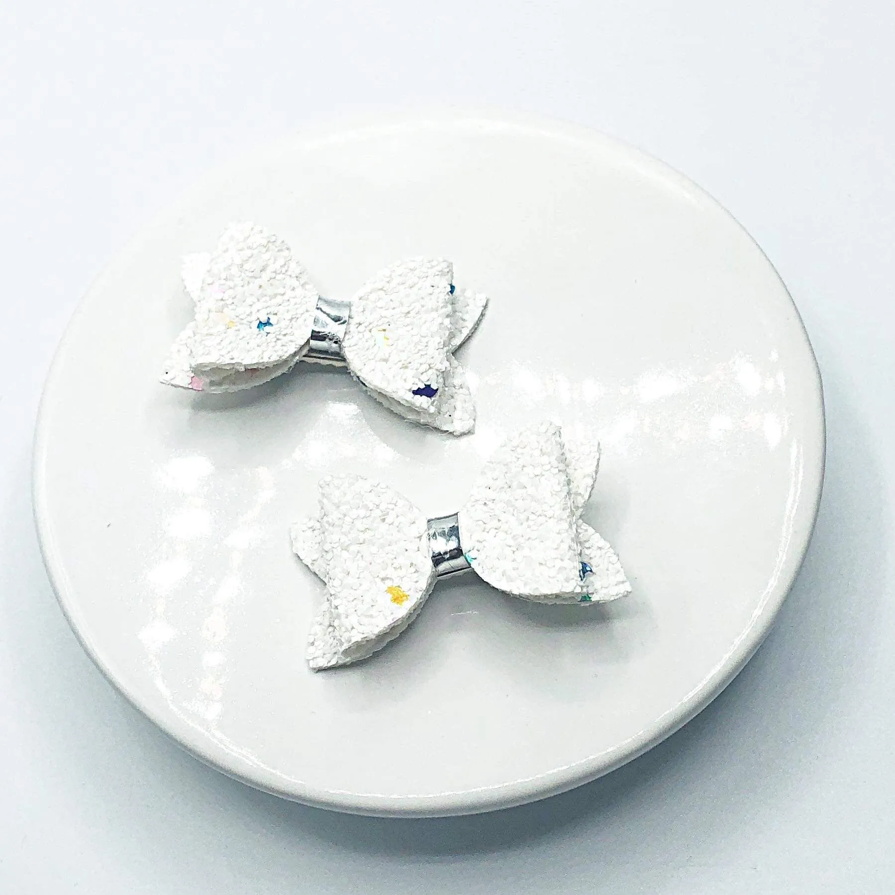 Chunky Glitter Micro Mini Bow Collection