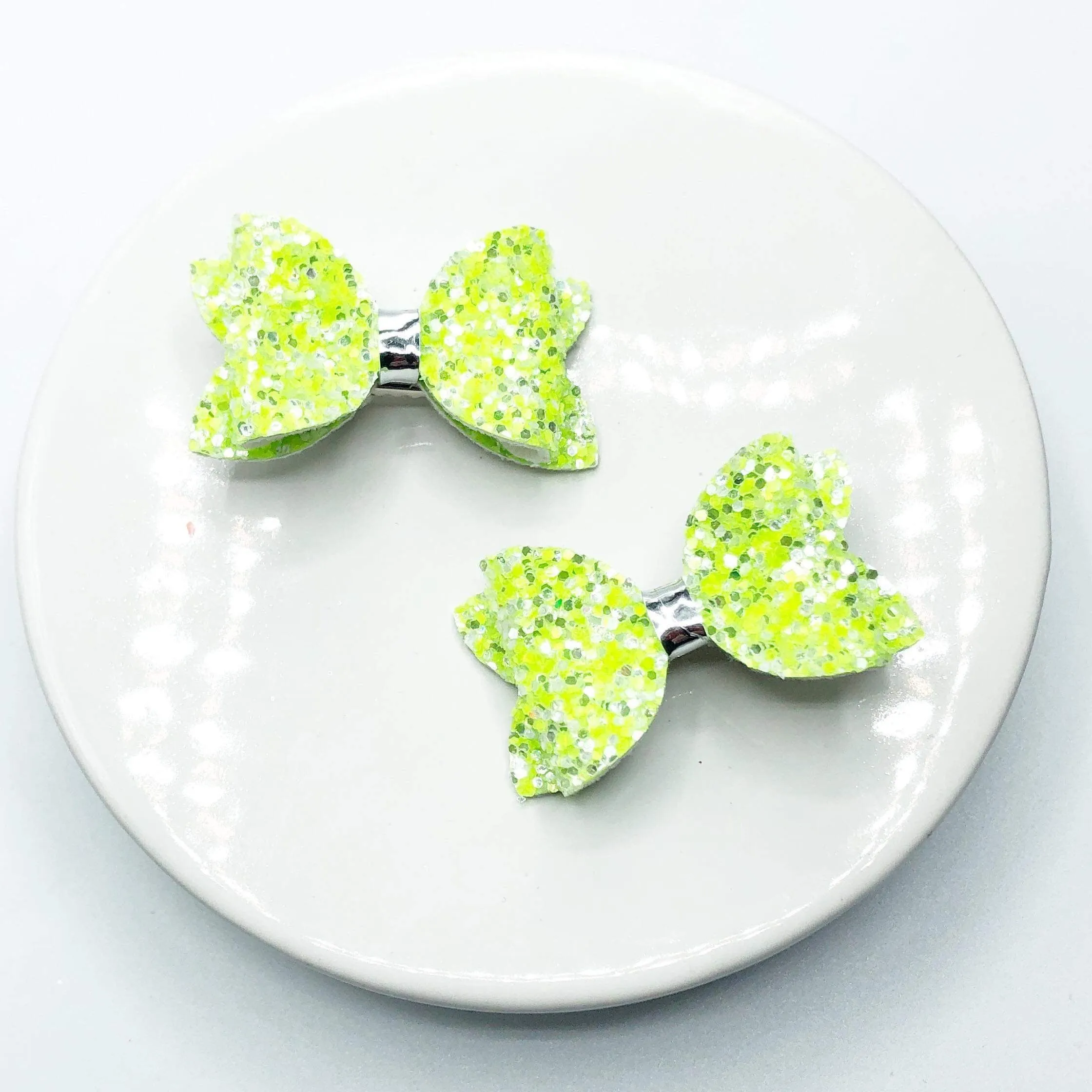 Chunky Glitter Micro Mini Bow Collection