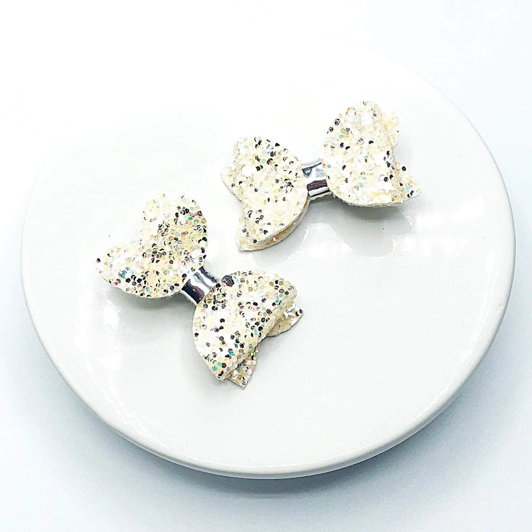 Chunky Glitter Micro Mini Bow Collection