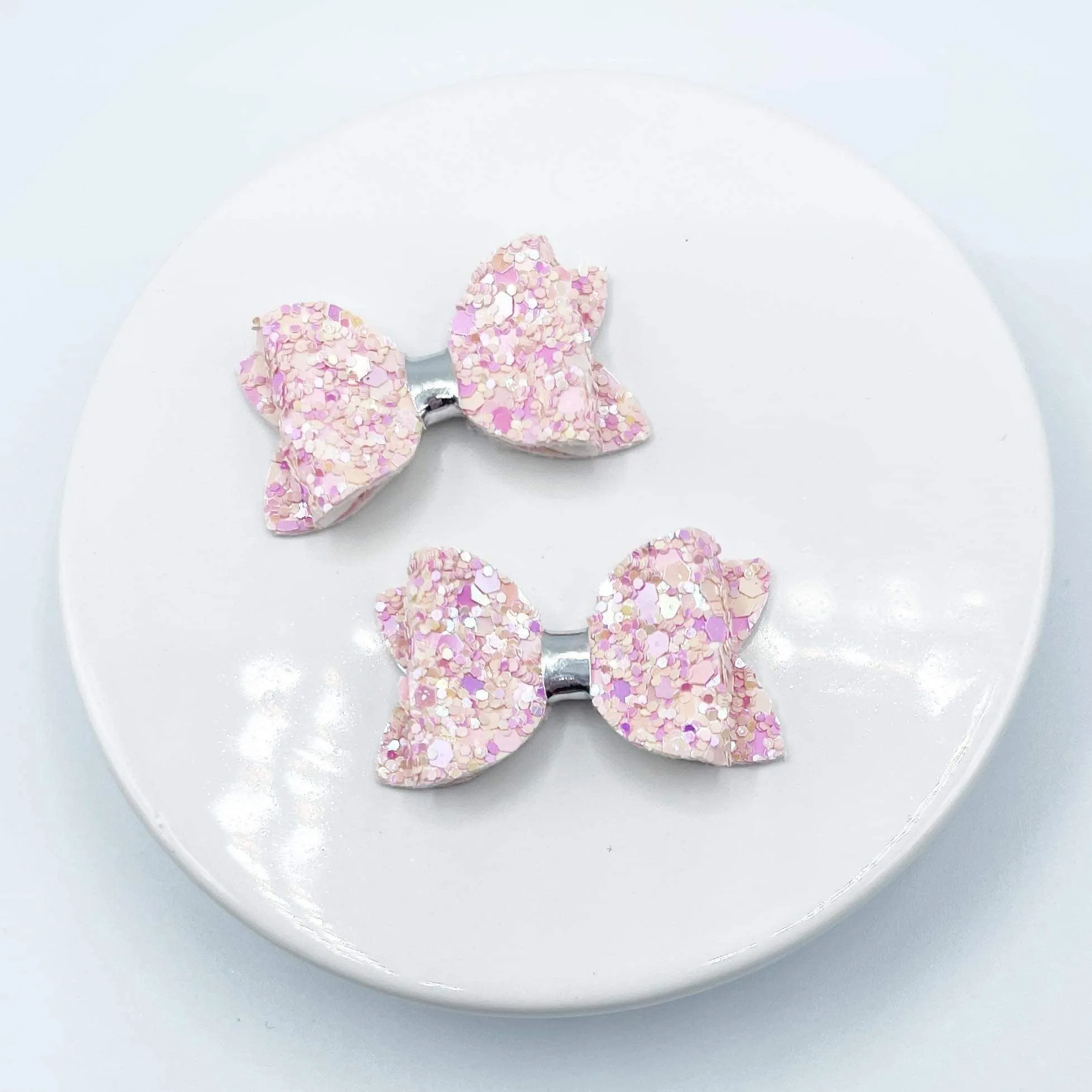 Chunky Glitter Micro Mini Bow Collection