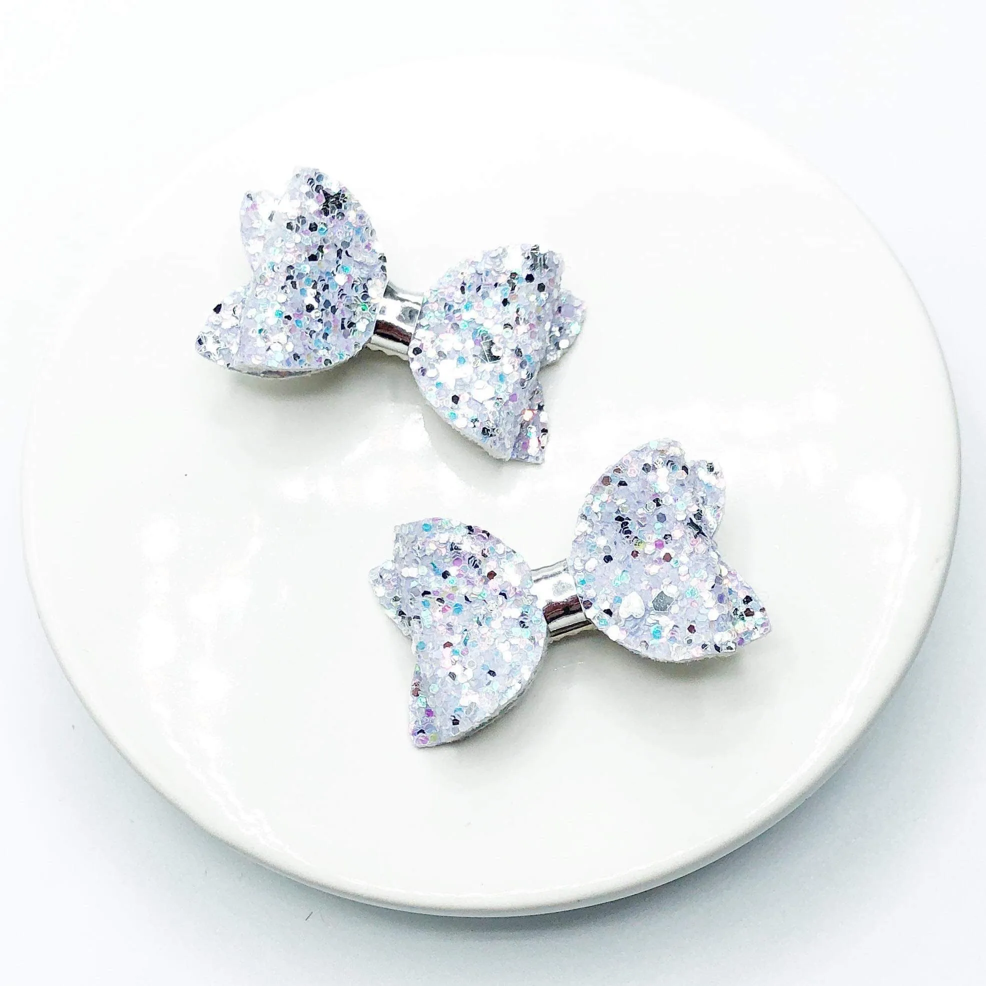 Chunky Glitter Micro Mini Bow Collection