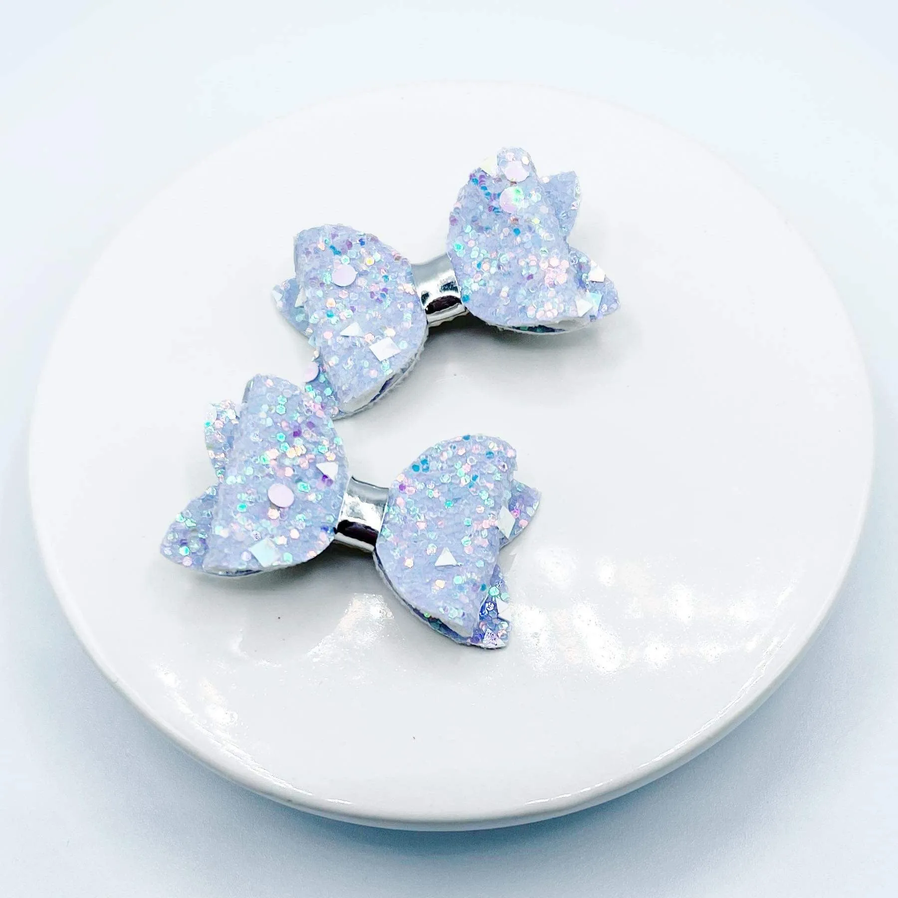 Chunky Glitter Micro Mini Bow Collection