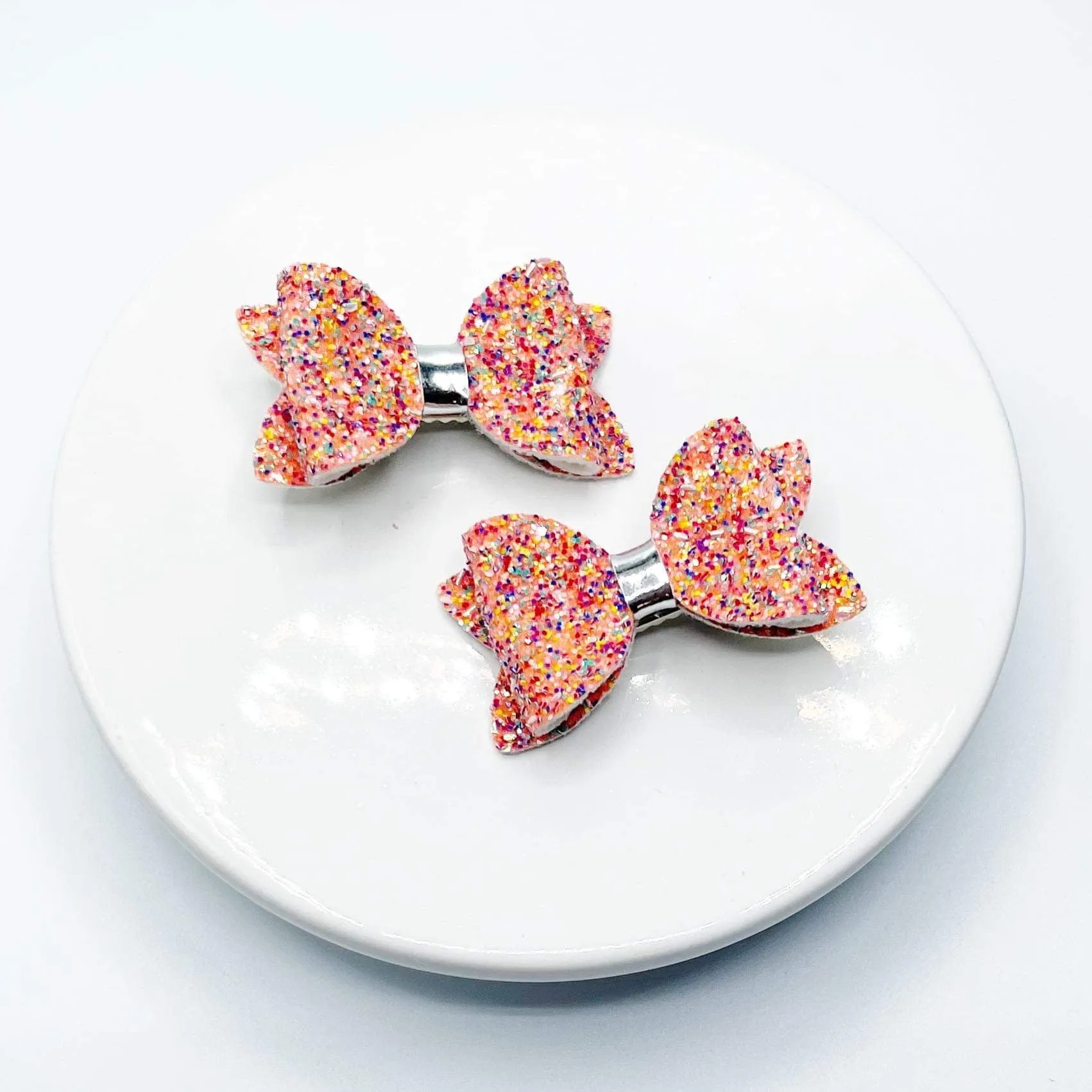 Chunky Glitter Micro Mini Bow Collection