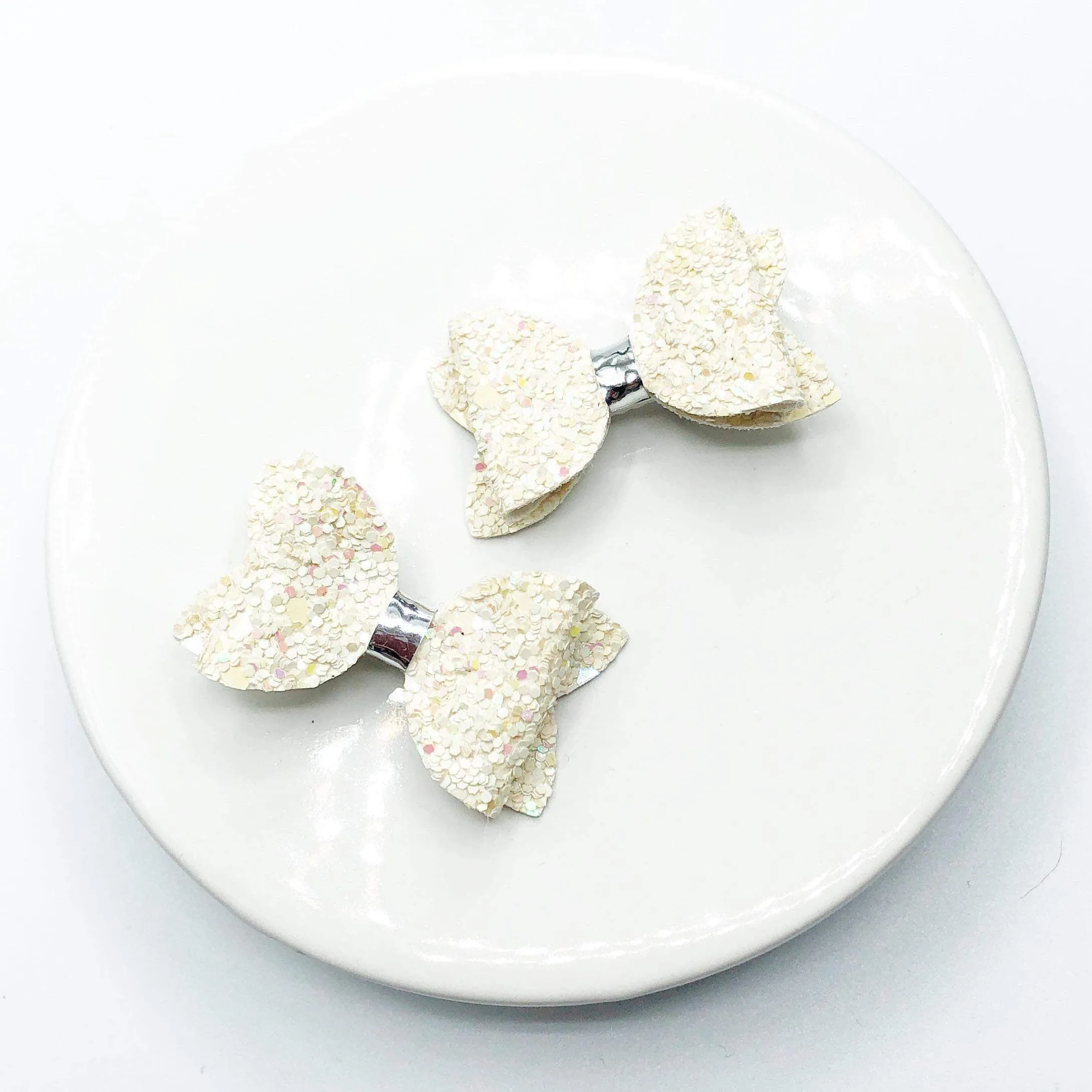 Chunky Glitter Micro Mini Bow Collection