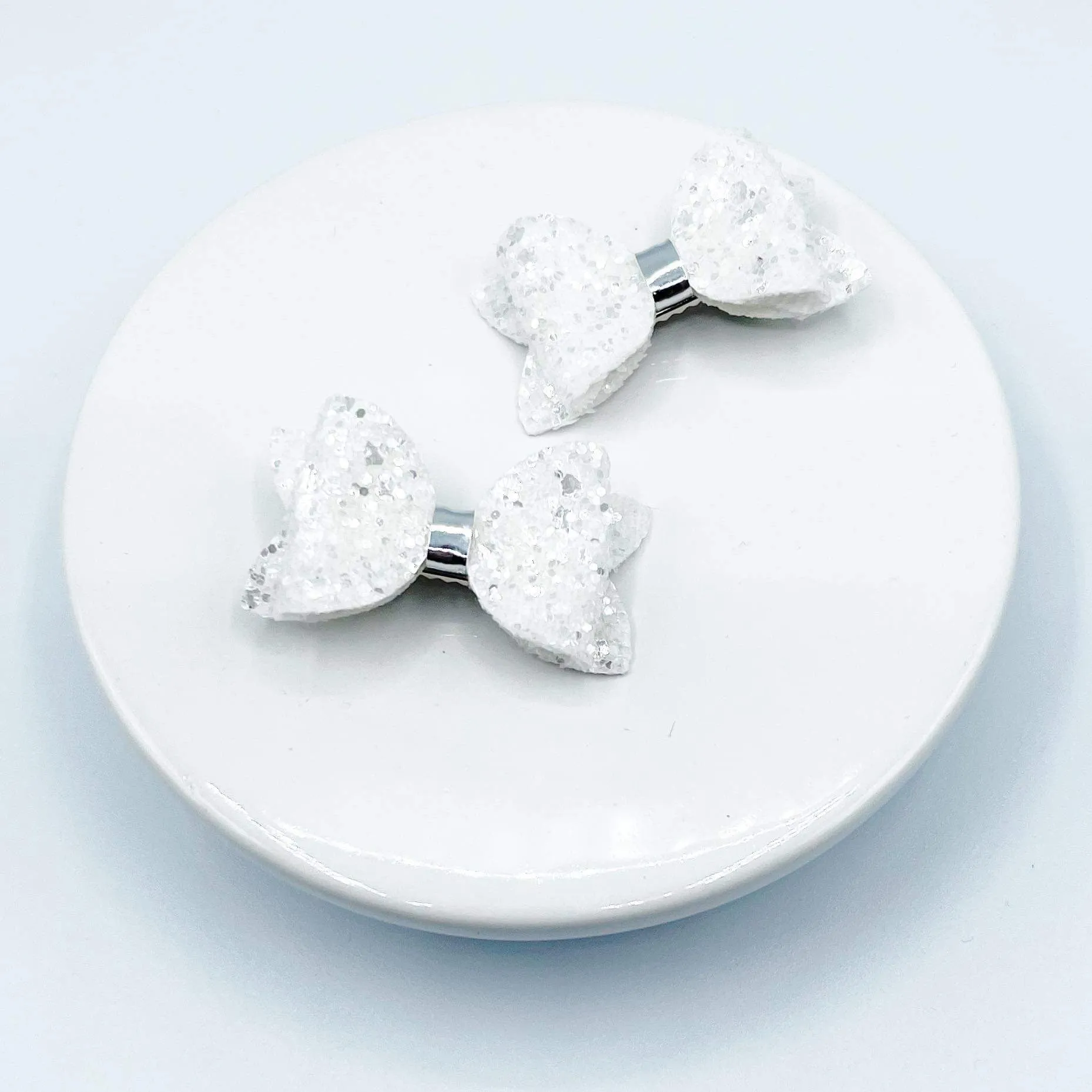 Chunky Glitter Micro Mini Bow Collection