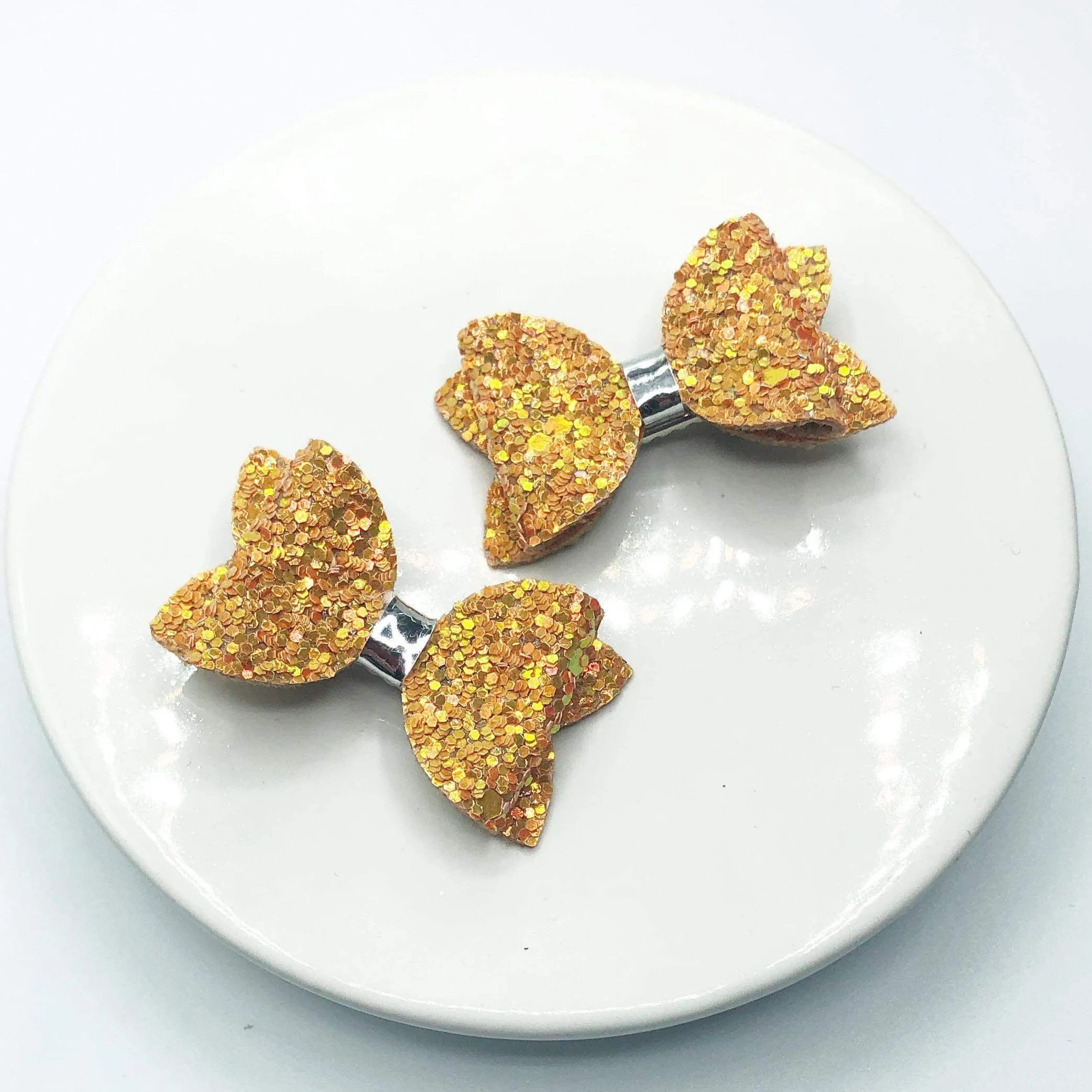 Chunky Glitter Micro Mini Bow Collection