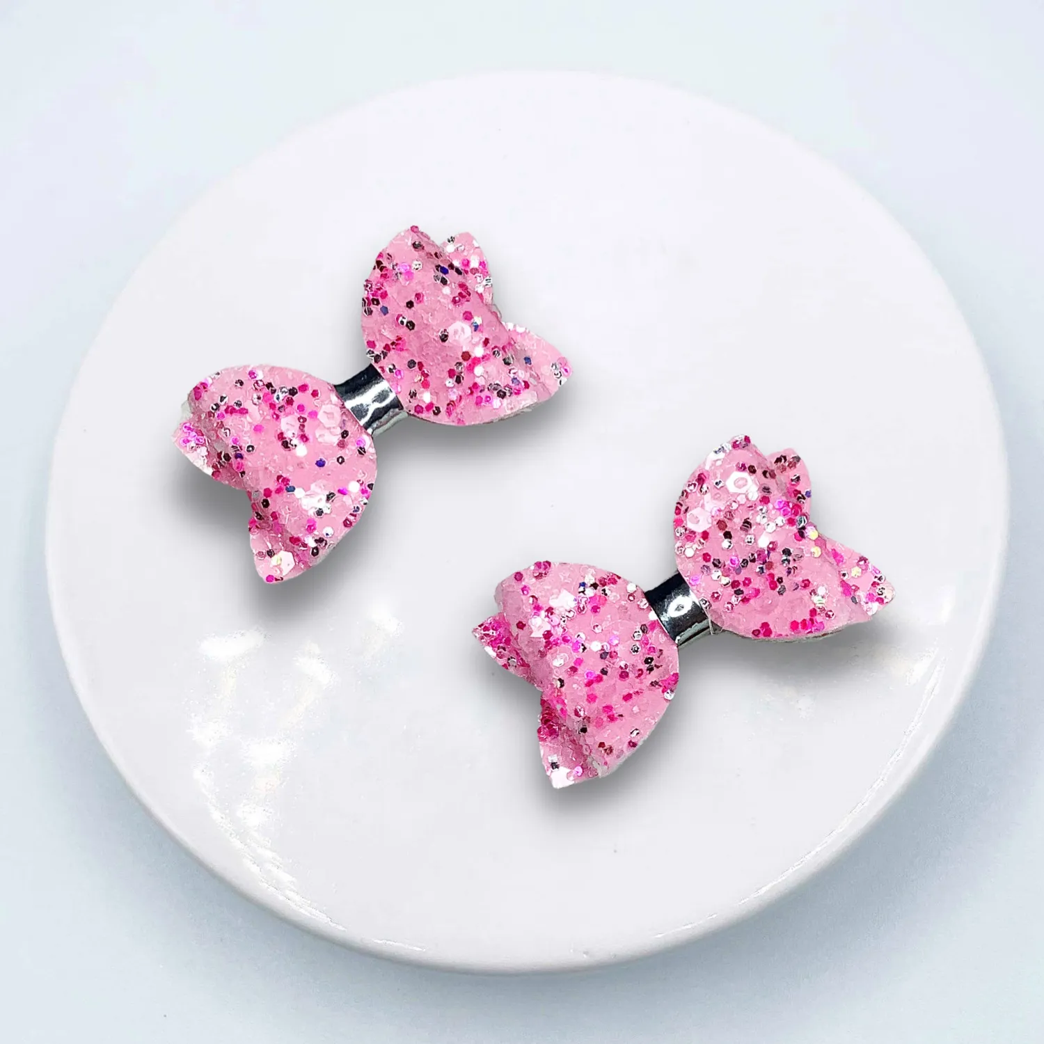 Chunky Glitter Micro Mini Bow Collection