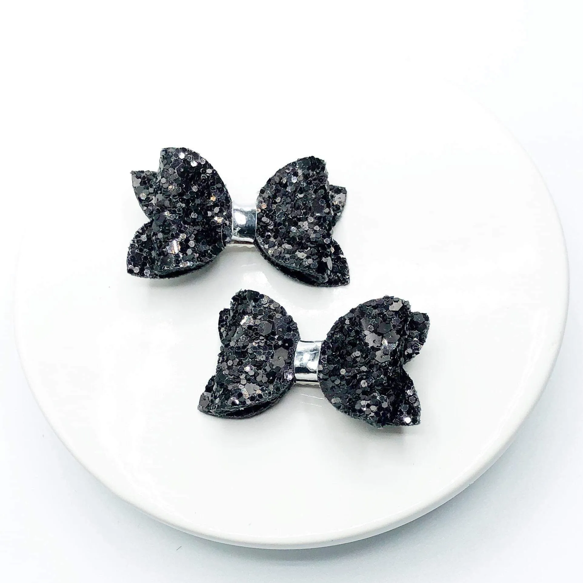 Chunky Glitter Micro Mini Bow Collection
