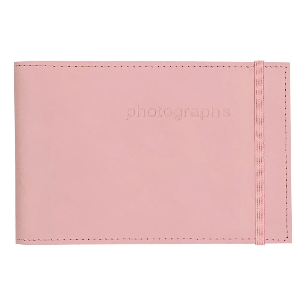 Citi Leather Baby Pink Pocket Brag Book Photo Wallet