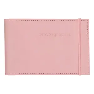 Citi Leather Baby Pink Pocket Brag Book Photo Wallet
