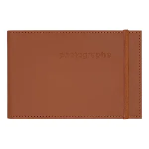 Citi Leather Cinnamon Stick Pocket Brag Book Photo Wallet