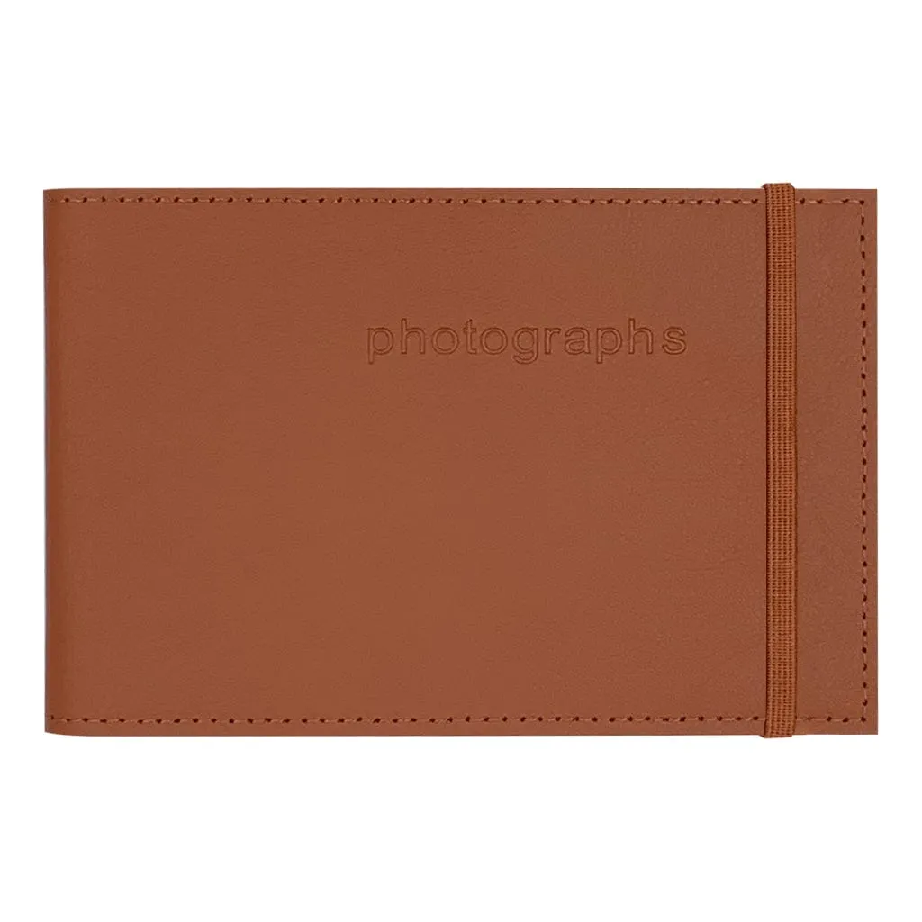 Citi Leather Cinnamon Stick Pocket Brag Book Photo Wallet