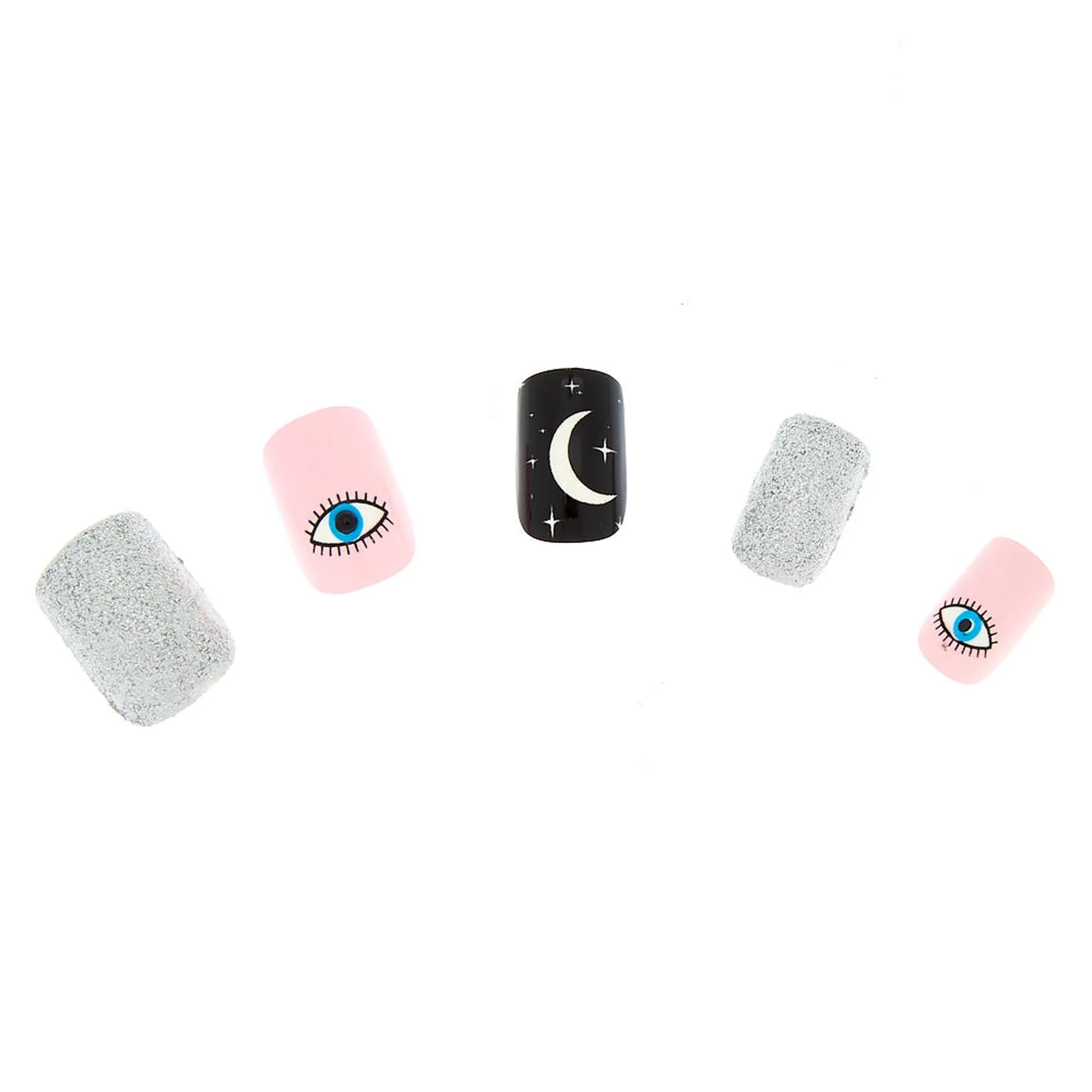 Claire's Mystic Moon Faux Nail Set | 24 Pack