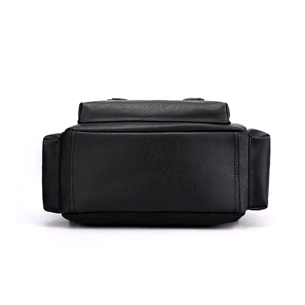 Classic Carryall Faux Leather Backpack