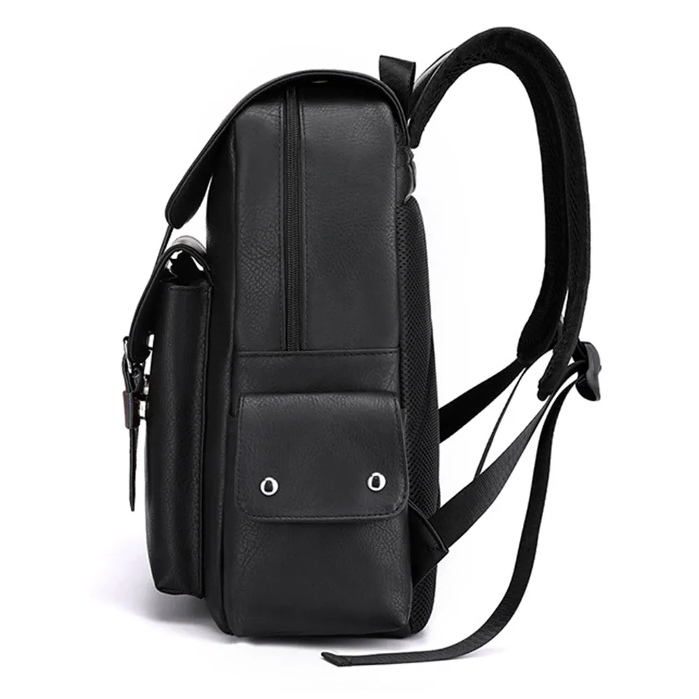 Classic Carryall Faux Leather Backpack