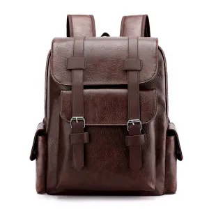 Classic Carryall Faux Leather Backpack