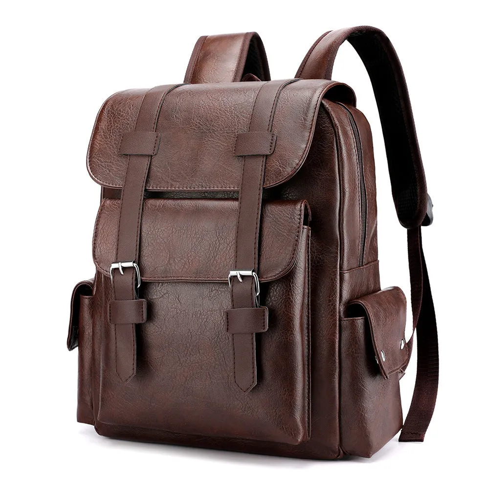 Classic Carryall Faux Leather Backpack