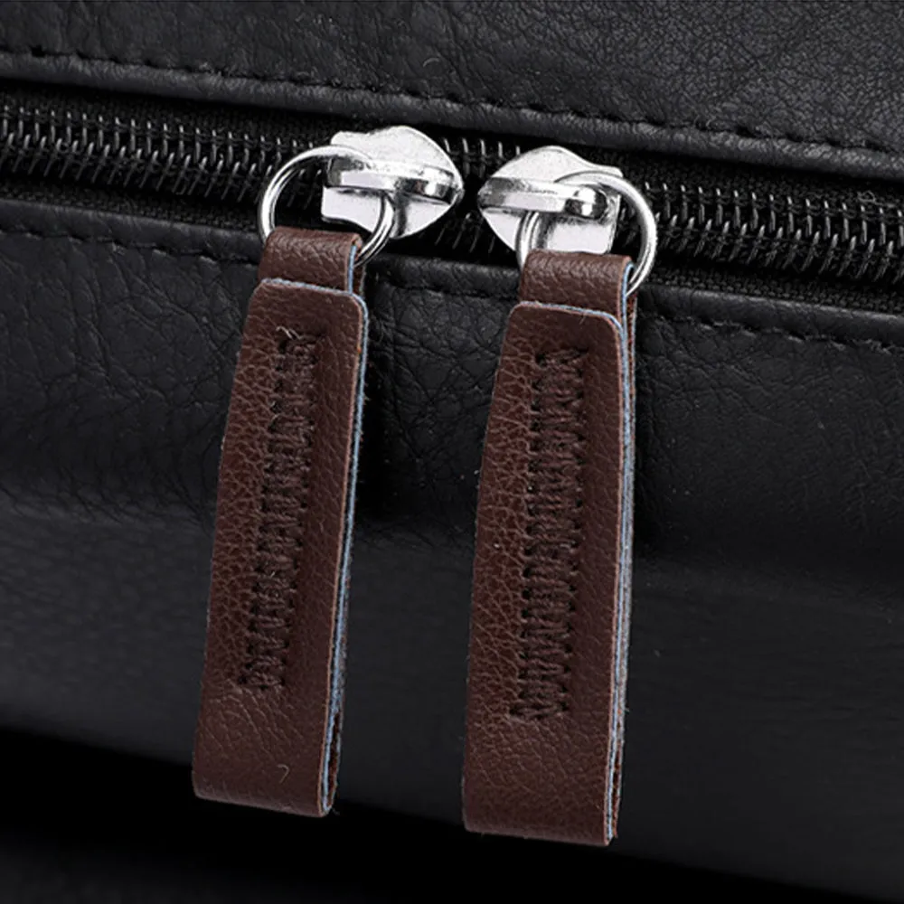 Classic Carryall Faux Leather Backpack